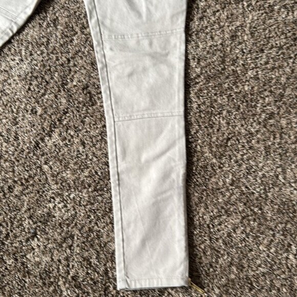 Michael Kors 4 Tan Skinny Jeans with Zipper Embellishments - Picture 8 of 12